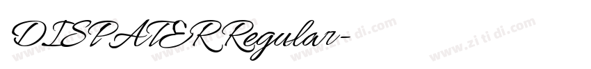 DISPATER Regular字体转换